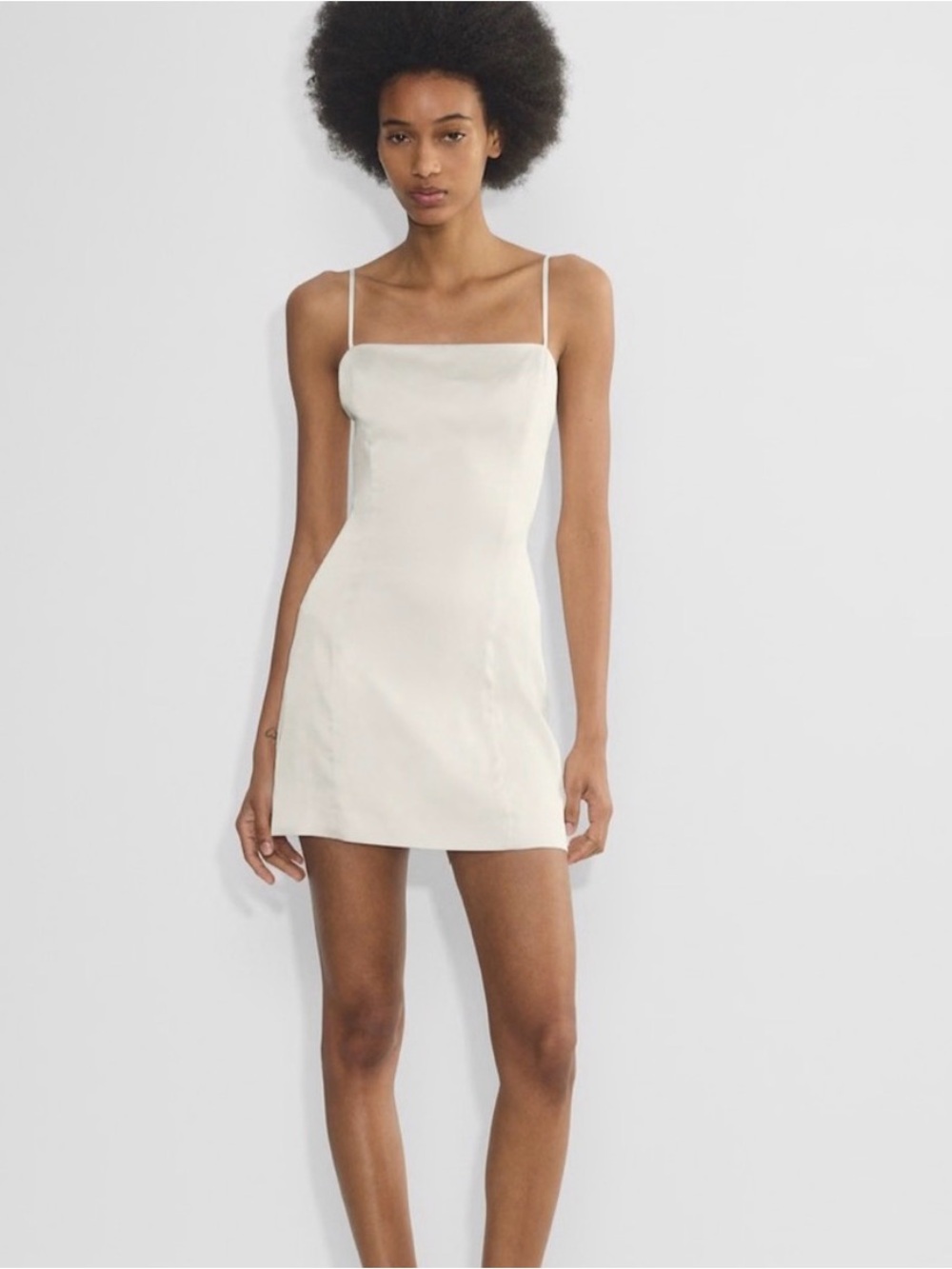 Aritzia Sunday Best Satin Mini Dress